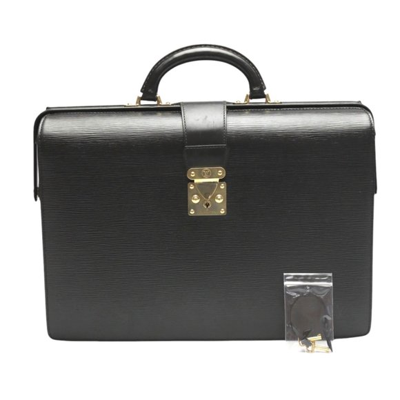 Louis Vuitton LOUIS VUITTON Business Bag Briefcase Epi Fermoir Leather M54352...